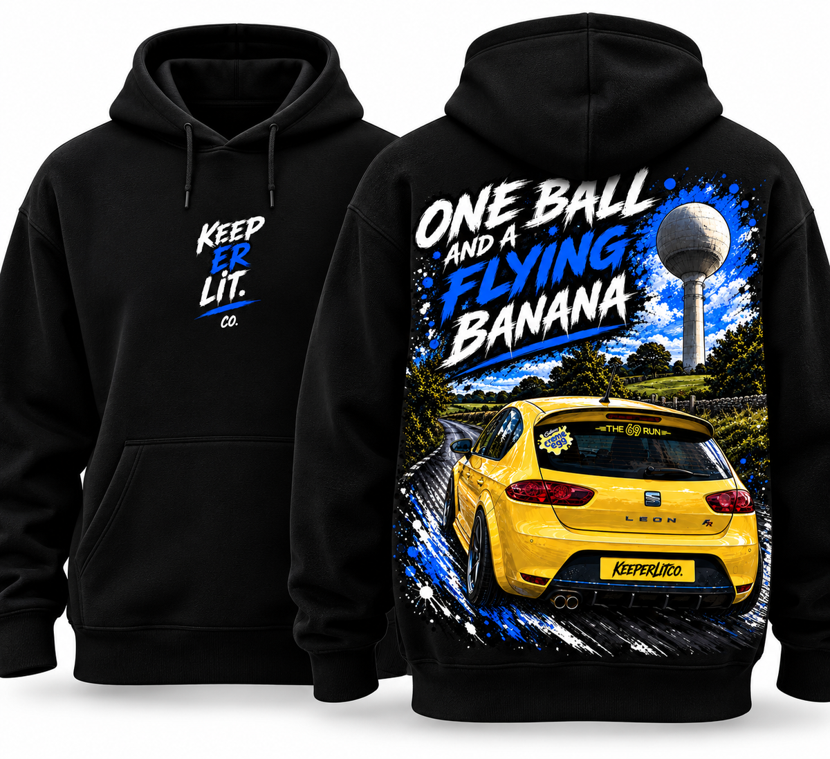 One ball and a flying Banana